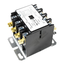 HQRP Four Pole / 4-Pole 40 Amp Coil 24-Volt AC Contactor HVAC, Refrigeration, Motor Control Definite Purpose Relay Compatible with C25ENF440T 42CE25AJ106 DP4040A1000 HC-44024, UL Listed