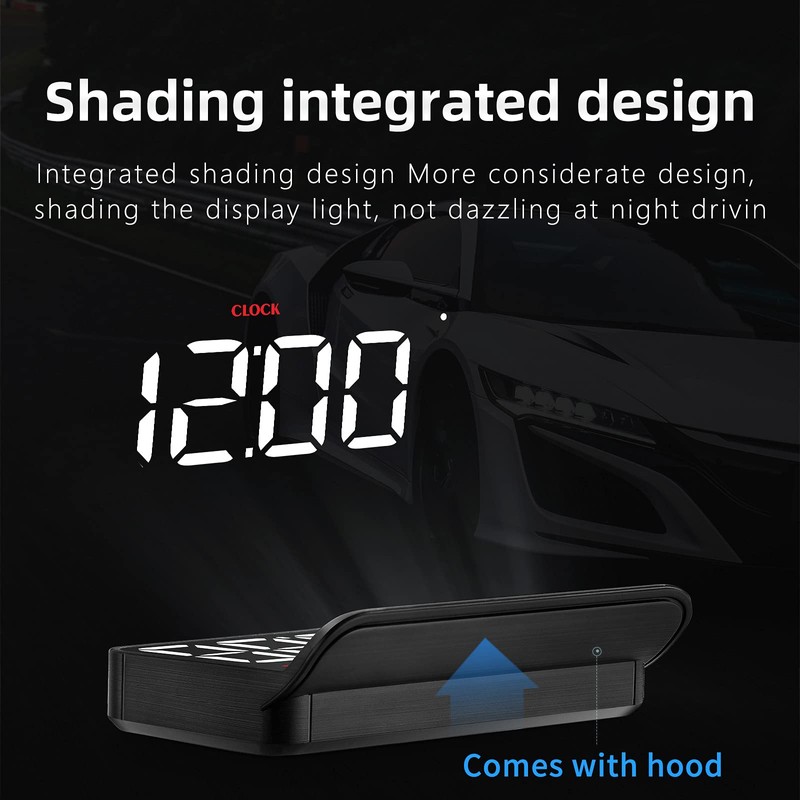 wiiyii HUD Car Head Up Display,GPS speedometer for car with