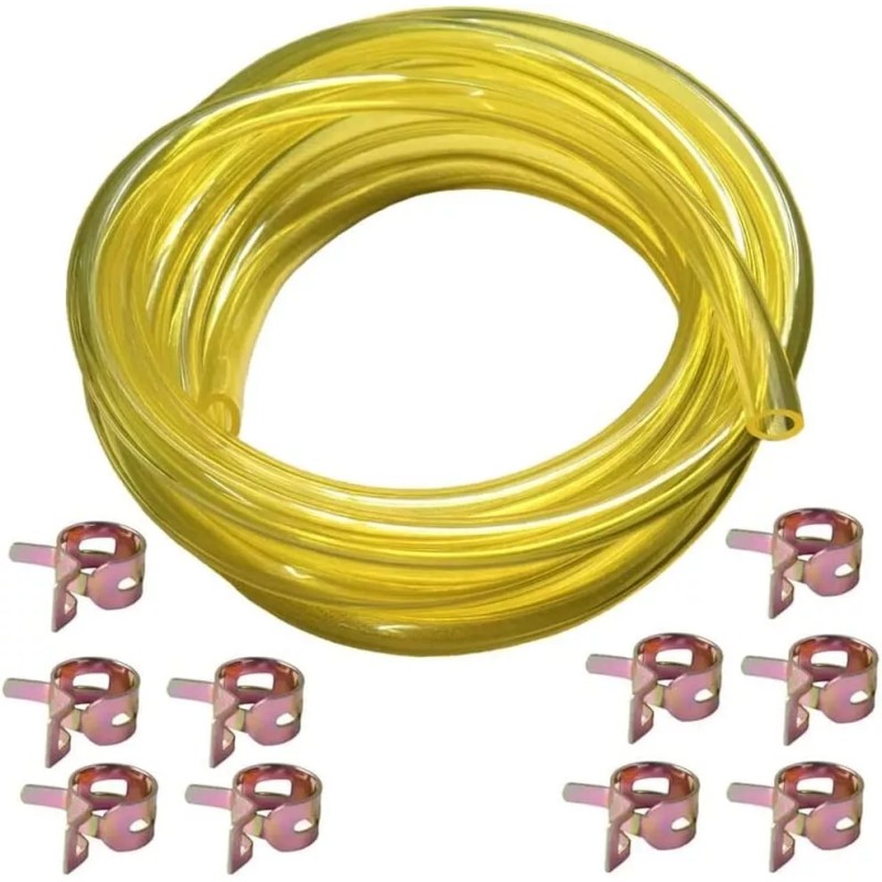 Kindza 10 Feet Long Fuel Line Fuel Hose Fuel Tube