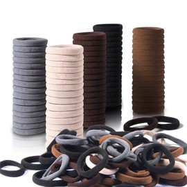 Pack of 120 Hair Bobbles Ponytail Holders Hair Accessories Thin for Men Women