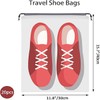 Syylibb 20-Pack Clear Shoe Bags, Durable Waterproof Dustproof Storage Organizers