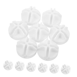 STOBOK 25pcs Cube Storage Connectors Wire Grid Cube Storage Brackets for Diy Modular Shelf Organizer