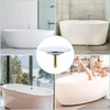 POFET Chrome Bath Drain Plug Adjustable Pop Up Sink Replacement
