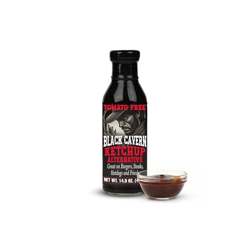 Black Cavern – The Ketchup Alternative, Tomato-Free Sauce, No HFCS,