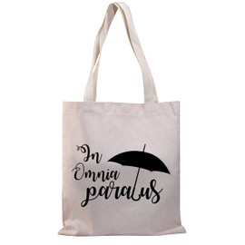 PLITI Mother Daughter Tote Bag in Omnia Paratus Travel Bag for Family BFF Sister Birthday Gift, Omnia Paratus Tgu, Medium, Omnia Paratus Tgu, M