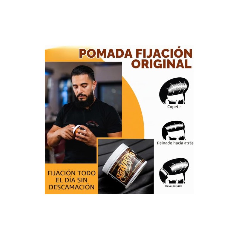 Suavecito 2 Piece Pomade, Original Hold, 8 Ounce