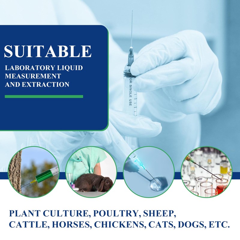 26 Guage 1 Inch Luer Lock Needle for Lab Measuring,