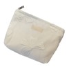 Women Makeup Bag Bowknot Print Large Capacity Zipper Closure Cosmetic