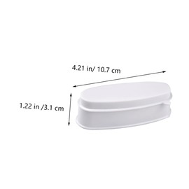 Baluue 2pc Nail Dip Powder Jar Set French Dip Trays Nail Art Case Dipping Powder Kit