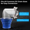 SheeChung 20FT RV Sewer Hose Kit, RV Hose Fittings, Heavy-Duty