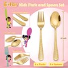 E-far Toddler Forks and Spoons Set, 10-Piece Stainless Steel Toddler