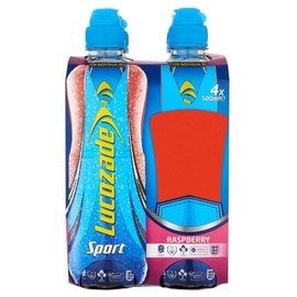 Lucozade Sport Body Fuel Raspberry (4x500ml)