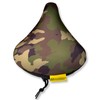 Premium Large and Wide Camo Gel Bike Seat Cushion Fitting