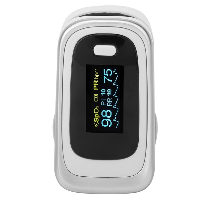 Finger Pulse Oximeter SPO2 PR PI RR Monitoring Blood Oxygen