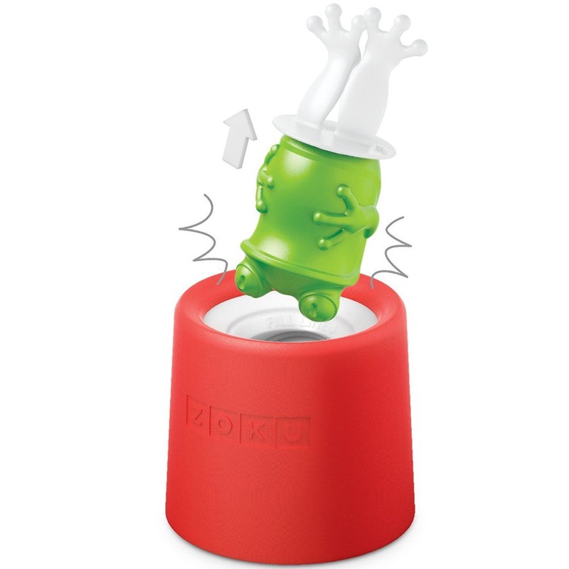Zoku Character Pop-Frog, Red, 8.5 x 8.5 x 11 cm
