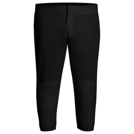 WEARCOG Youth Knicker Softball Pants for Girl's | Black Baseball Pants | Large Size