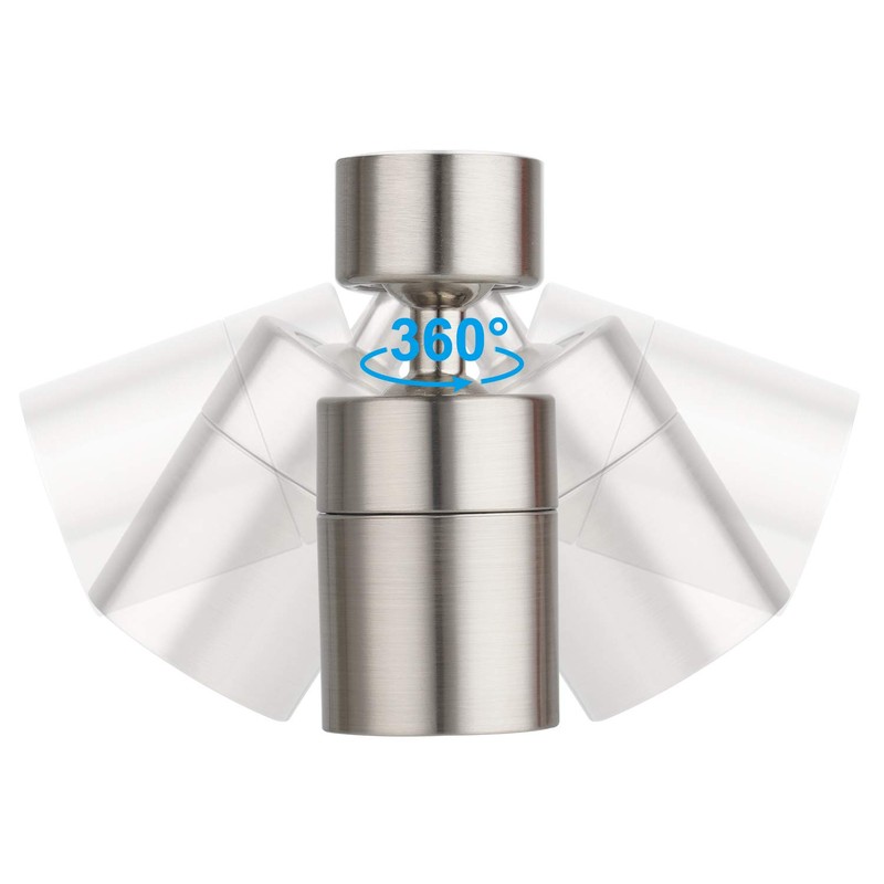 Hibbent NSF/ANSI/CAN 61 Certified 360 Degree Swivel Sink Faucet Aerator,