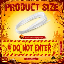 Halloween Clown Banner Outdoor, Do Not Enter Sign, Circus Decor