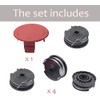 ERHUO 6m Φ1.6mm Strimmer Spool Line for Bosch ArtF016800351 String