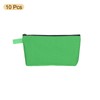 uxcell Canvas Makeup Bags, 10 Pcs Travel Cosmetic Bags Bulk,