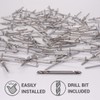 SKIR'CO (100 pcs) Aluminium Blind Rivets 3.2 x 15 mm,