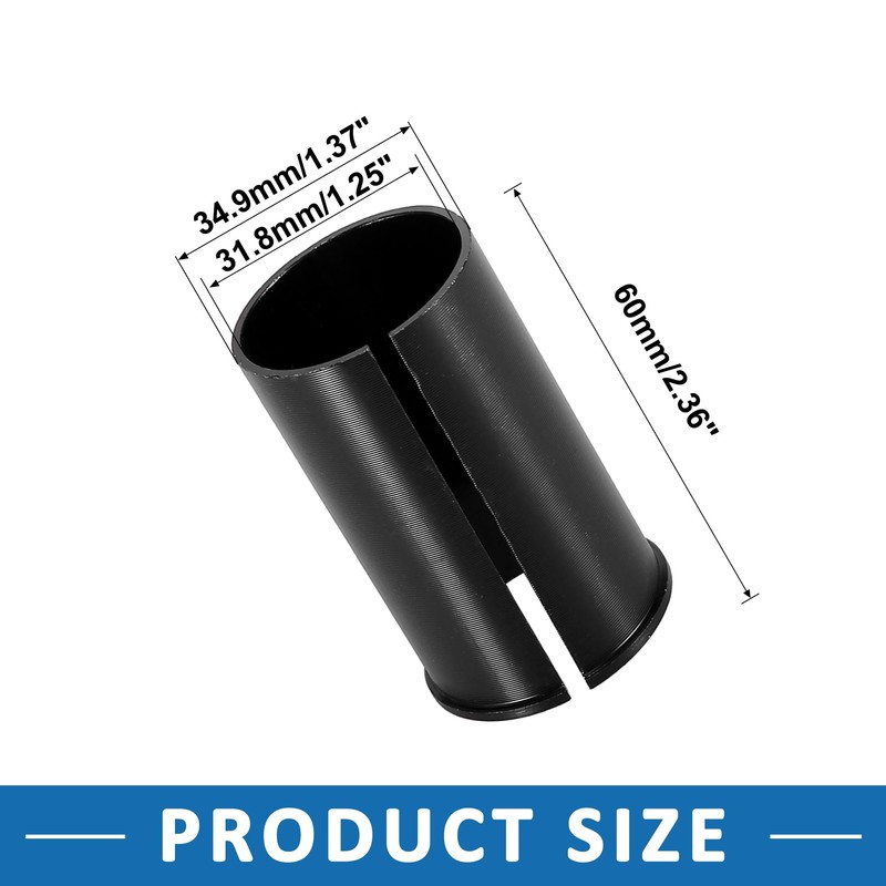 A ABSOPRO 31.8 to 34.9mm Bicycle Bike Seat Post Tube