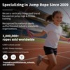 YUEDONG Speed Jump Rope Double Bearing Segmented Anti-Tangle Adjustable Silicone