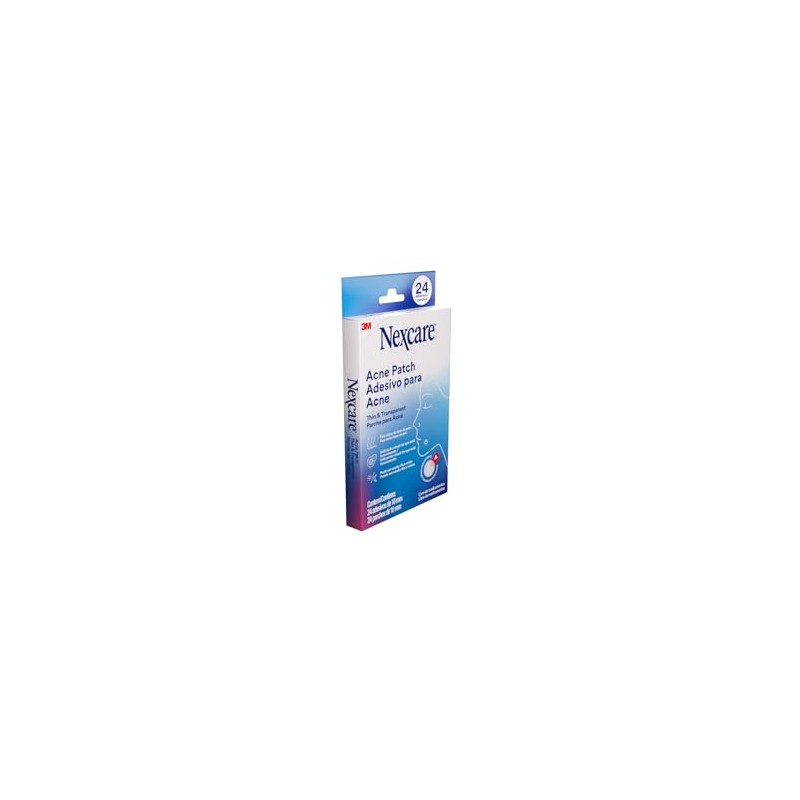 NEXCARE 3M Parche para Acné Transparente con Gel Hidrocoloide 24