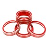 Gear Knob Trim, Aluminium Alloy Material Air Conditioning Button Cover