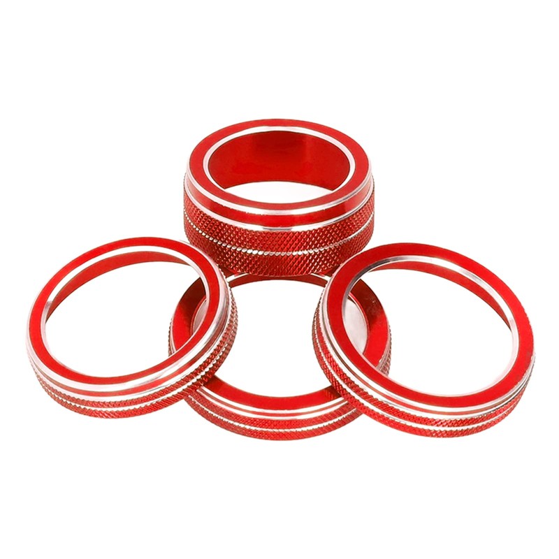 Gear Knob Trim, Aluminium Alloy Material Air Conditioning Button Cover