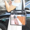 PENGYIP Clear Stadium Approved Tote Bag, Transparent See Through, 11.5x5.75x11.75