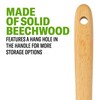 Good Cook Touch 13-inch Wooden Basting Spoon, Silver, Medium