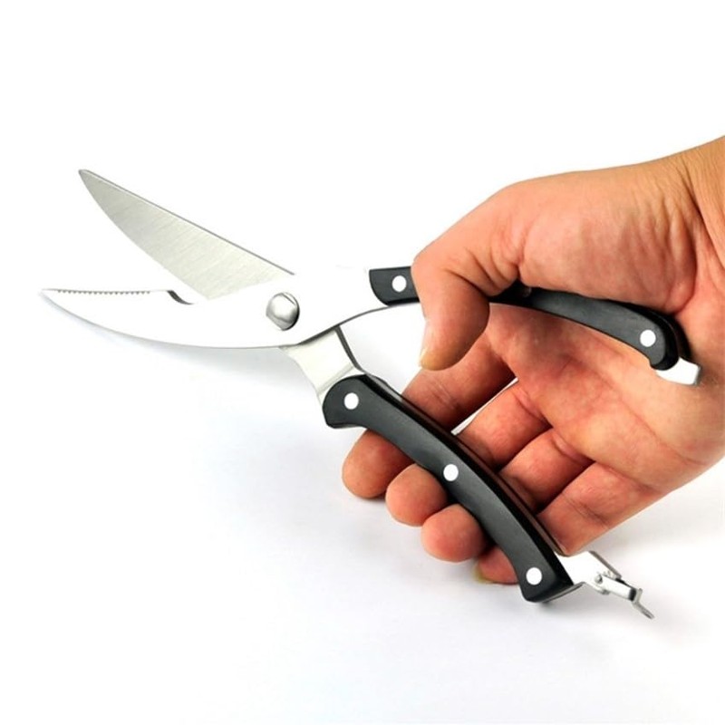ZONADA Set of Two Kitchen Scissors Stainless Steel Poultry Shears