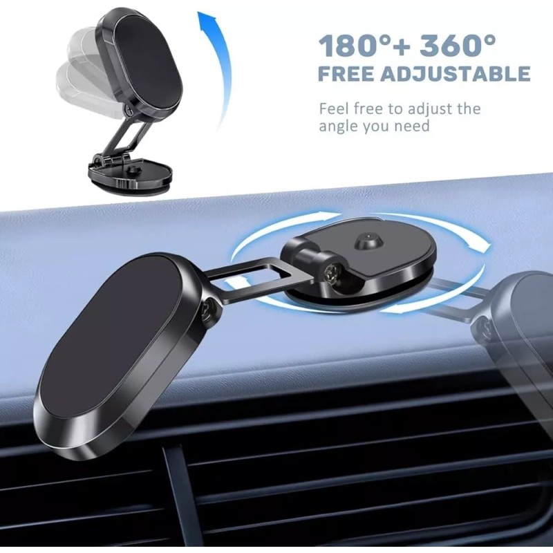 Unbranded 360° Rotatable Folding Magnetic Alloy Holder for All Phone