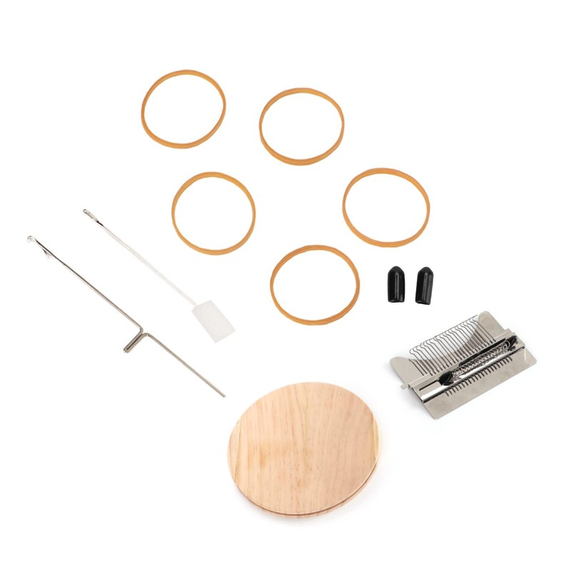 YUMILI Small Loom, DIY Weaving Tools, Mini Hand Loom Machine,