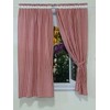 Yaland Curtains with Checked Pattern, Country House Style, Checked Size