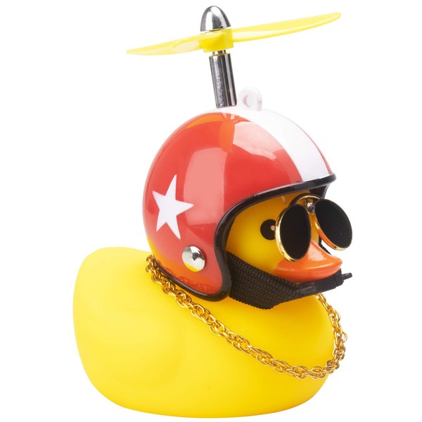 wonuu Rubber Duck Car Decorations Cute Yellow Duck Car Dashboard