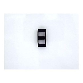 NIFCO AJ8 Plastic Adjuster, Black, 0.3 inch (8 mm) Width, For Belt Length Adjustment, Etc, Black