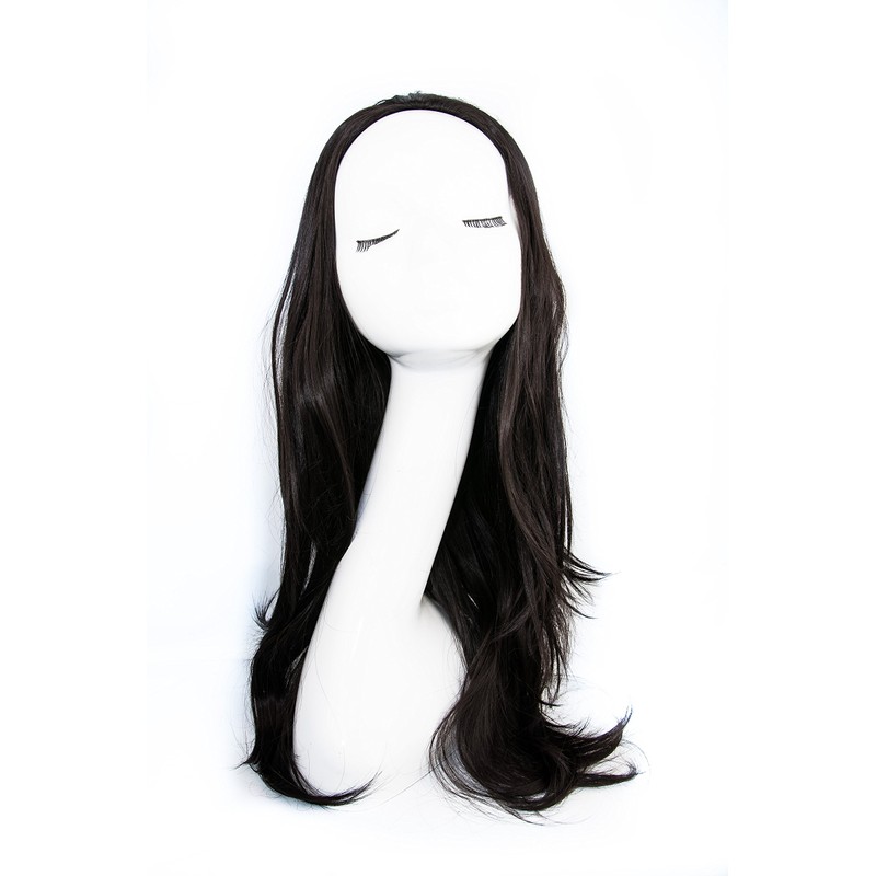Bombshell Hair Extensions 3/4 Half Head Hair Piece 24 inches