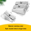 4 Pcs Pencil Sharpeners Set, 2 Pcs Double Hole &