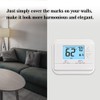 Thermostat Trim Plate Cover, Covers Wall Imperfections, Easy to Install,