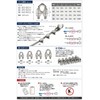 fogman Wire Clips M3 M4 M5 M6 Rope Stopper Stainless