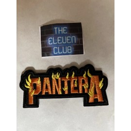 Pantera PATCH Fire Logo DIMEBAG IRON ON Rare VTG Heavy Metal Music NOS LE Flame