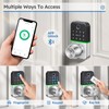 Keypad Smart Door Lock with Knob: Kucacci Keyless Entry Fingerprint