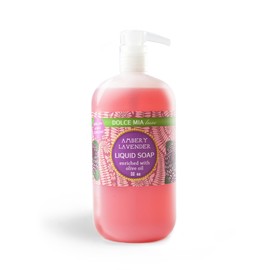 Dolce Mia Ambery Lavender Natural Liquid Soap 32 oz. Refill