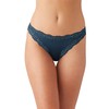Wacoal Women's Softly Styled Hi Cut Brief Panty, Sargasso Sea,