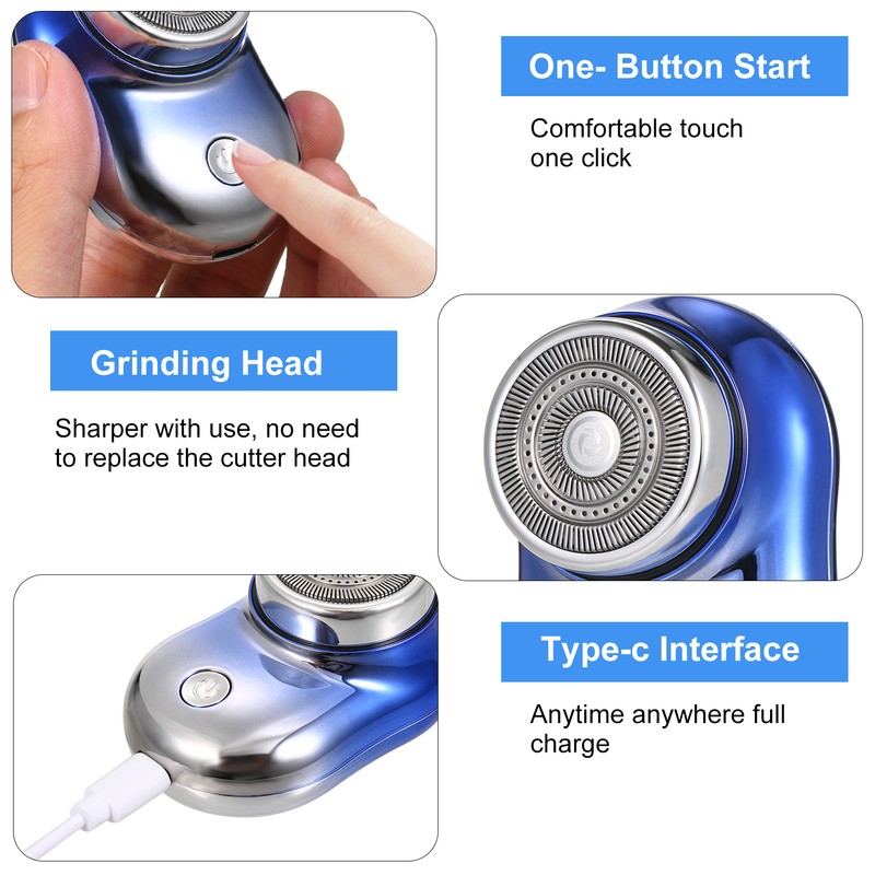Electric Beard Razor Electric Foil Shaver USB Rechargeable Cordless Wet