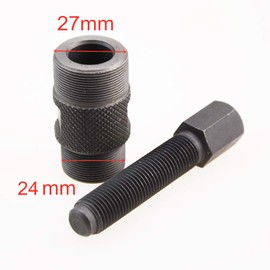 GOOFIT 3 Pcs Set Stator Removal Kit Clutch Tool Double-head Repair Tools Magneto Pull Code 24mm/27mm Holder Replacement For Chinese Scooter Parts Pit Bike