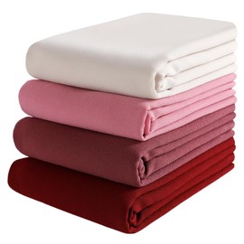 Febfim 4 PCS Muslim Women Soft Premium Solid Chiffon Hijab Scarves Shawl Long Scarf Wrap Scarves with Gift Box (Mixcolor PB)