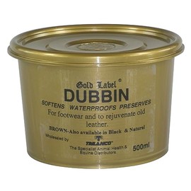 Dubbin (Gold Label) -rejuvenate old leather, softens waterproofs and preserves 200ml (Black)